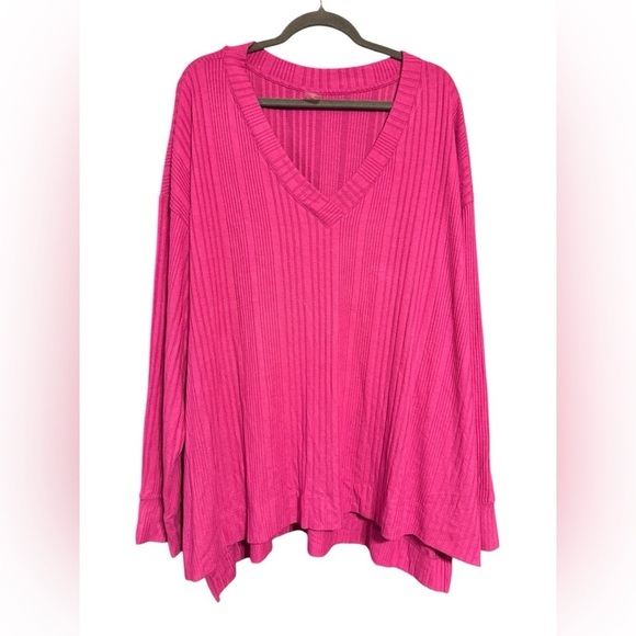 St Johns Bay V Neck Long Sleeve Tunic Sweater - Picture 1 of 5